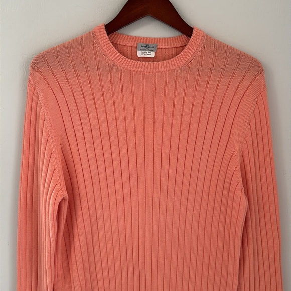 Avon Celli Sweater Womens Large Ribbed Crewneck Long Sleeve Pink Luxury Knit - Picture 3 of 10